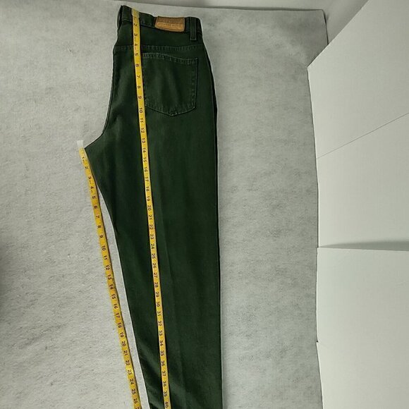 Liz Claiborne Womens Green Classic Fit Five Pocket Lizwear Cotton Jeans Size 16 - Picture 7 of 10